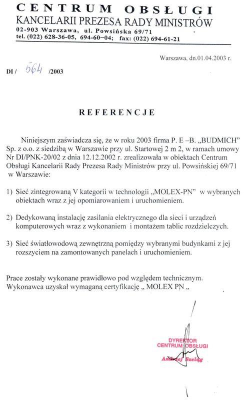 referencja kprm